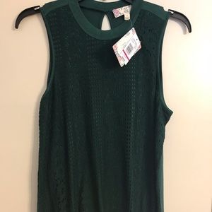 Pink rose vintage sleeveless blouse